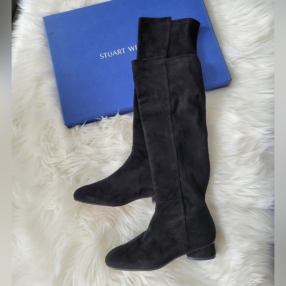 NEW Stuart Weitzman Eloise 30 Boots Sz 37 6.5